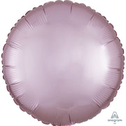Anagram 18 inch CIRCLE - SATIN LUXE PASTEL PINK Foil Balloon 39907-02-A-U