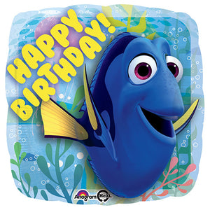 Anagram 18 inch FINDING DORY HAPPY BIRTHDAY Foil Balloon