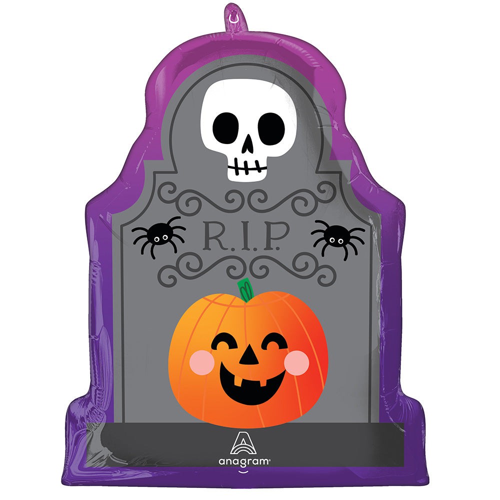 Anagram 18 inch FUN & SPOOKY TOMBSTONE Foil Balloon 44823-02-A-U