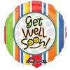 Anagram 18 inch GET WELL SOON SMILES Foil Balloon 14244-02-A-U