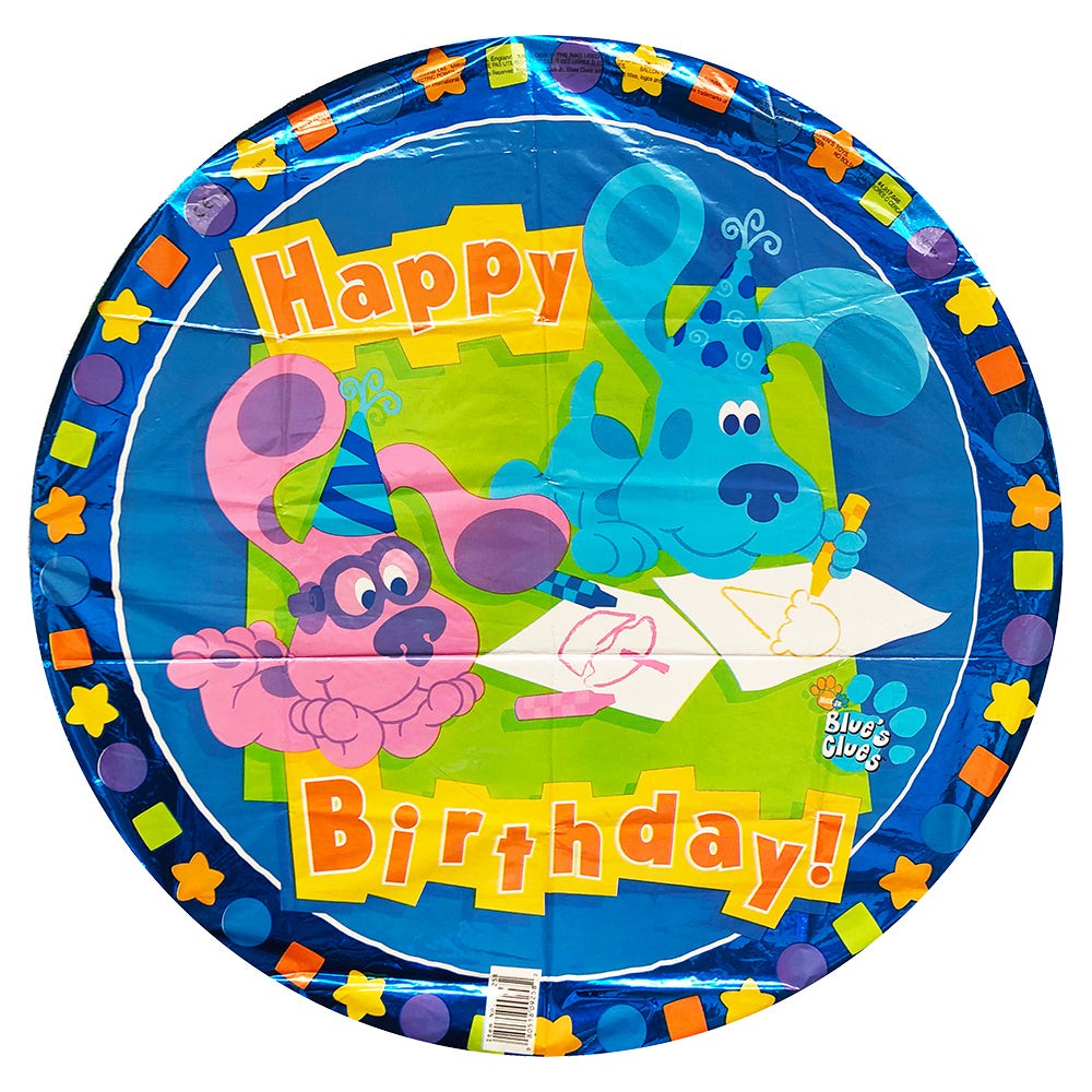 Anagram 18 inch HAPPY BIRTHDAY BLUE'S CLUES & MAGENTA Foil Balloon 09258-02-A-U