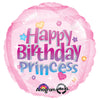 Anagram 18 inch HAPPY BIRTHDAY PRINCESS Foil Balloon 10280-02-A-U
