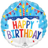 Anagram 18 inch HAPPY BIRTHDAY TIERED CAKE Foil Balloon 45947-01-A-P