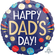 Anagram 18 inch HAPPY DAD'S DAY Foil Balloon 40952-02-A-U