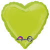 Anagram 18 inch HEART - KIWI GREEN Foil Balloon 23016-02-A-U