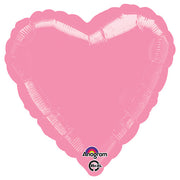 Anagram 18 inch HEART - METALLIC PINK Foil Balloon 12806-02-A-U