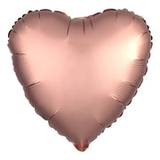 Anagram 18 inch HEART - SATIN LUXE ROSE COPPER Foil Balloon 36825-02-A-U