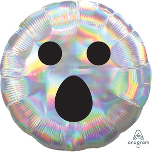 Anagram 18 inch IRIDESCENT GHOST FACE Foil Balloon 40064-01-A-P