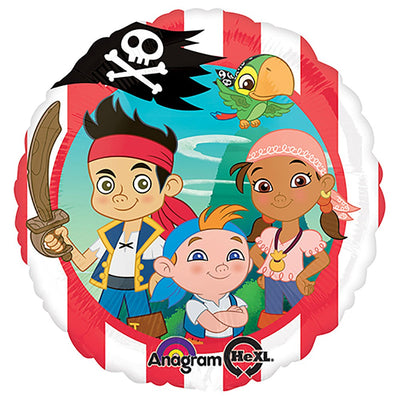 Anagram 18 inch JAKE - NEVER LAND PIRATES Foil Balloon 26355-02-A-U