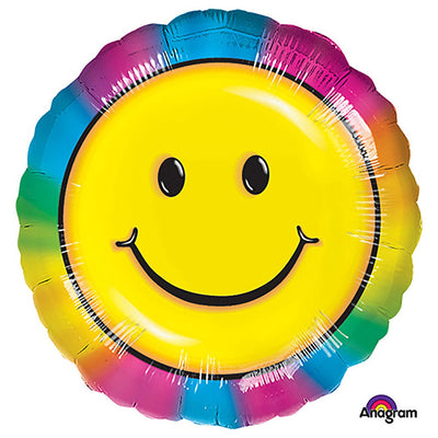Anagram 18 inch KEEP ON SMILIN' Foil Balloon A205030-01-A-P