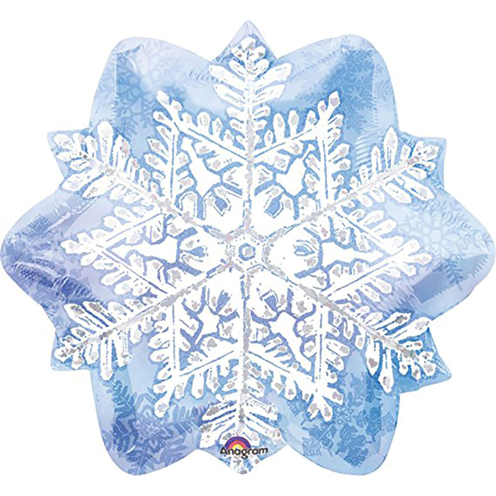 18 inch LET IT SNOW SNOWFLAKE