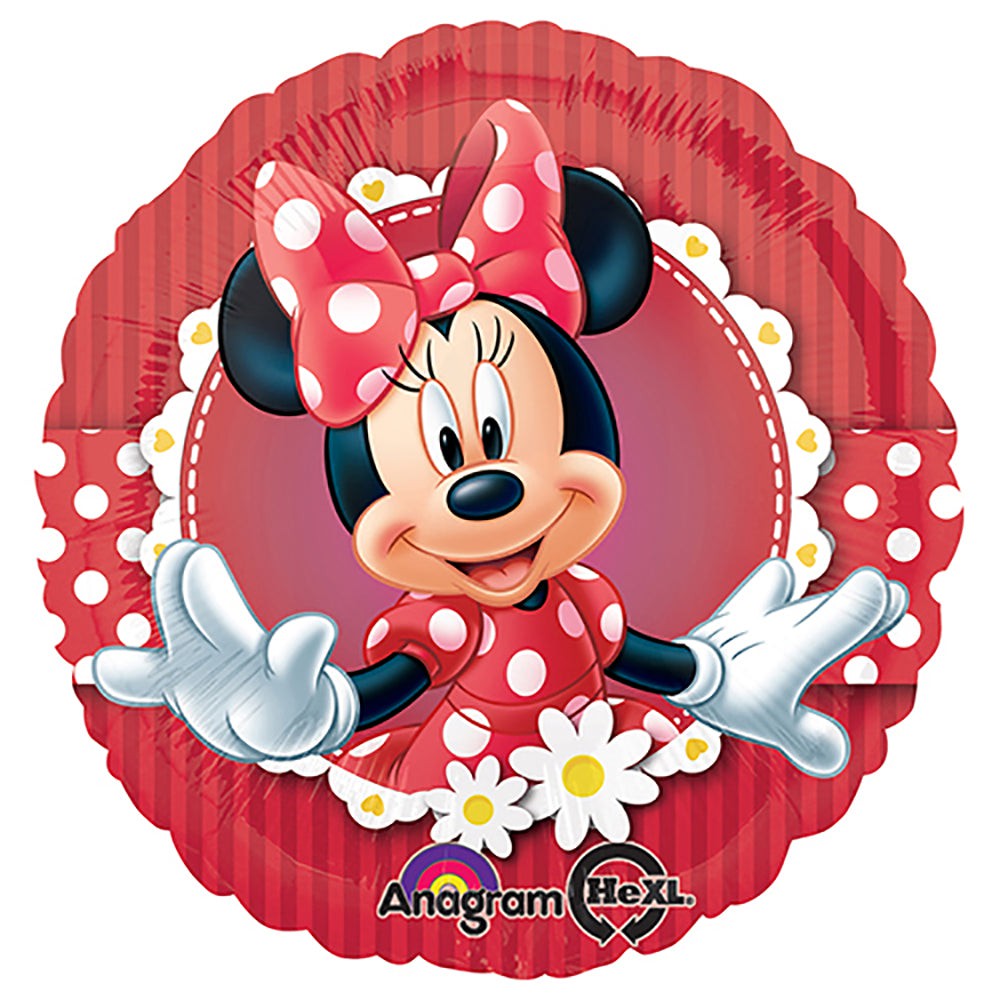 Anagram 18 inch MAD ABOUT MINNIE Foil Balloon