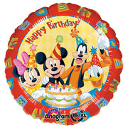 Anagram 18 inch MICKEY & FRIENDS HAPPY BIRTHDAY Foil Balloon