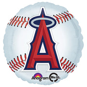 Anagram 18 inch MLB LOS ANGELES ANGELS OF ANAHEIM BASEBALL TEAM Foil Balloon 18493-01-A-P
