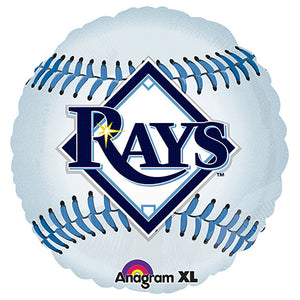 Anagram 18 inch MLB TAMPA BAY RAYS BASEBALL TEAM Foil Balloon 18511-01-A-P