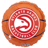 Anagram 18 inch NBA ATLANTA HAWKS BASKETBALL Foil Balloon 32030-01-A-P