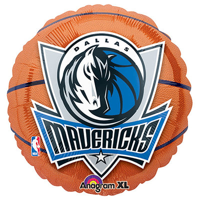 Anagram 18 inch NBA DALLAS MAVERICKS BASKETBALL Foil Balloon A113746-01-A-P