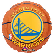 Anagram 18 inch NBA GOLDEN STATE WARRIORS BASKETBALL Foil Balloon