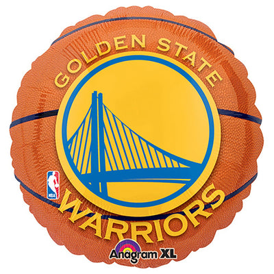 Anagram 18 inch NBA GOLDEN STATE WARRIORS BASKETBALL Foil Balloon