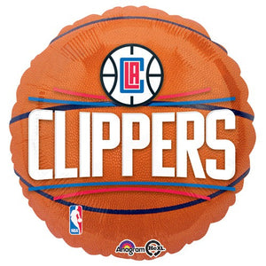 Anagram 18 inch NBA LA CLIPPERS BASKETBALL Foil Balloon