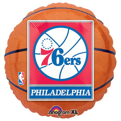 Anagram 18 inch NBA PHILADELPHIA 76ERS BASKETBALL Foil Balloon A113739-01-A-P