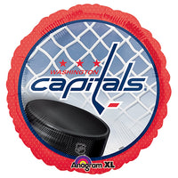 Anagram 18 inch NHL WASHINGTON CAPITALS HOCKEY TEAM Foil Balloon A113814-01-A-P