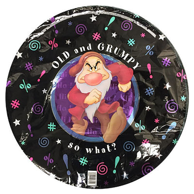 Anagram 18 inch OLD AND GRUMPY SO WHAT? Foil Balloon 10903-02-A-U
