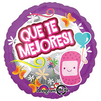 Anagram 18 inch QUE TE MEJORES PINK BANDAGE Foil Balloon 31152-01-A-P