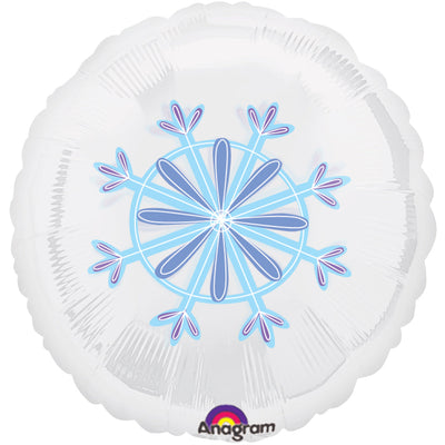 Anagram 18 inch SEE-THRU SNOWFLAKE Plastic Balloon 14677-01-A-P