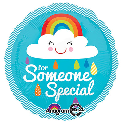 Anagram 18 inch SOMEONE SPECIAL RAINBOW CLOUD Foil Balloon 28726-01-A-P
