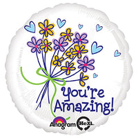 Anagram 18 inch YOU'RE AMAZING BOUQUET Balloon Bouquet 24523-01-A-P