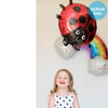 Anagram 19 inch HAPPY LADY BUG Foil Balloon 32449-01-A-P
