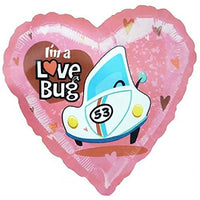 Anagram 19 inch HERBIE THE LOVE BUG FULLY LOADED Foil Balloon 10713-01-A-P