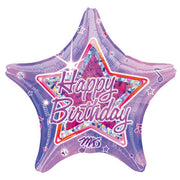 Anagram 19 inch ROCK STAR BIRTHDAY Foil Balloon A118211-01-A-P