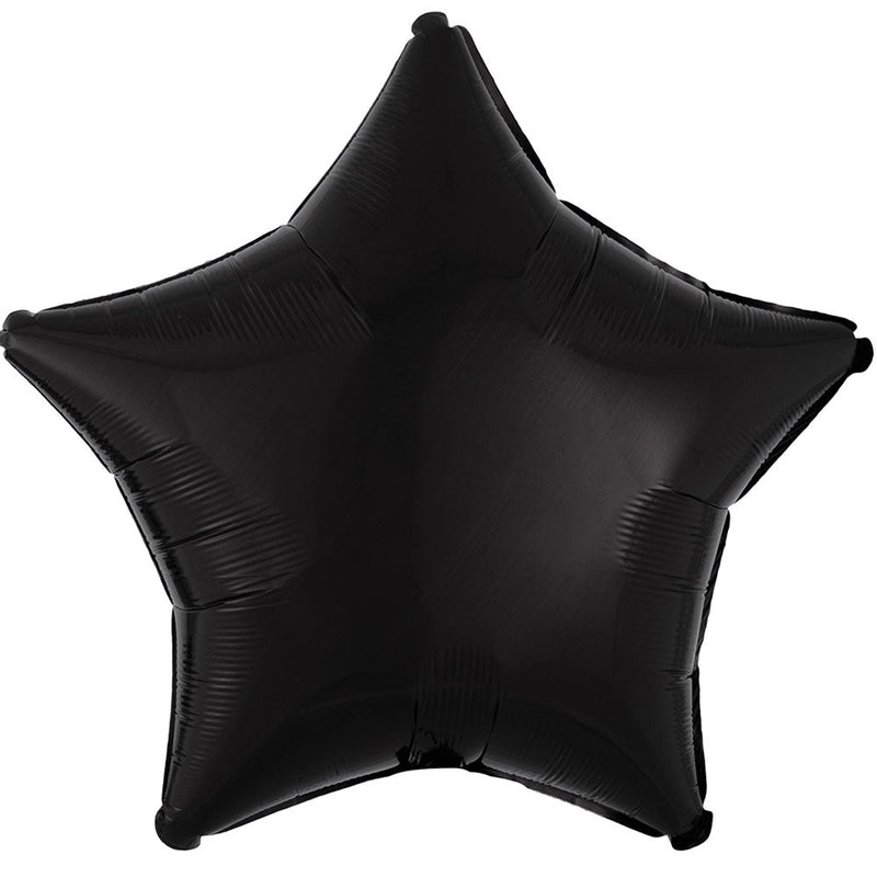 19 inch Anagram Star - Black Foil Balloon - 00685