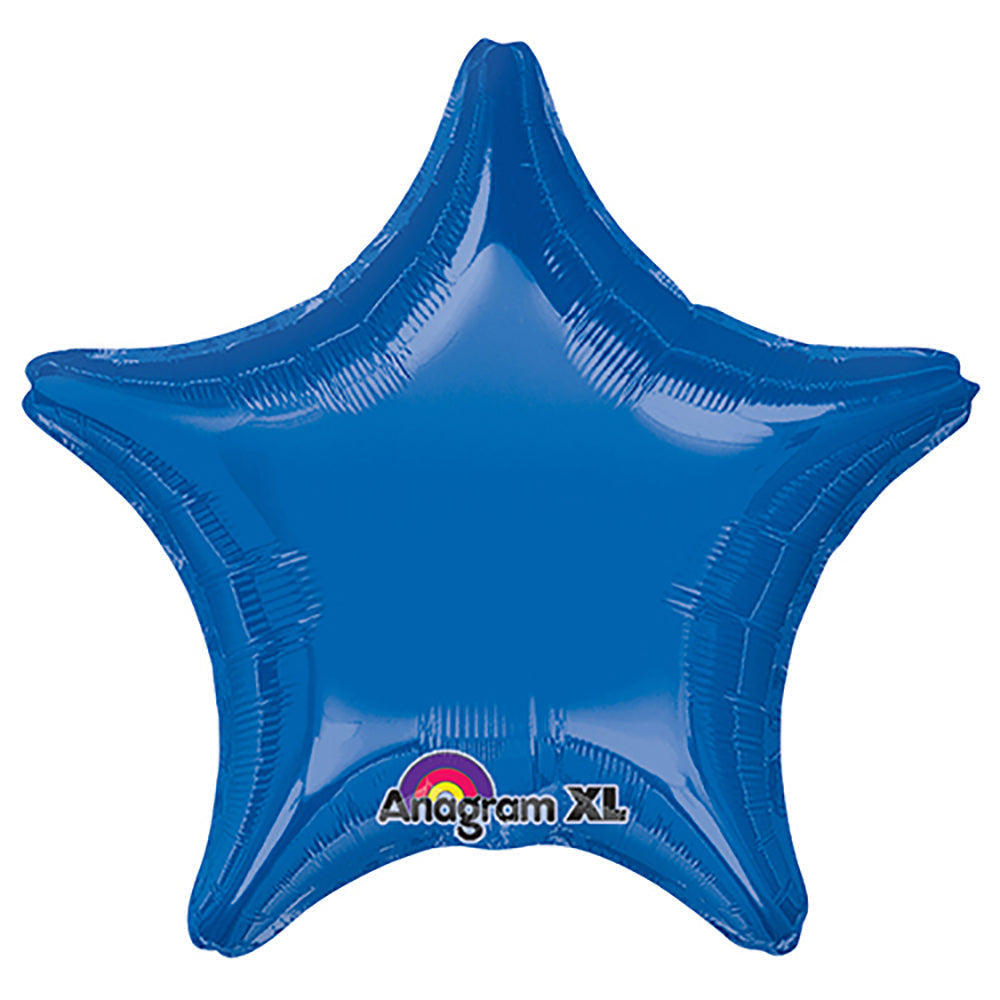 Anagram 19 inch STAR - DARK BLUE Foil Balloon 22469-02-A-U