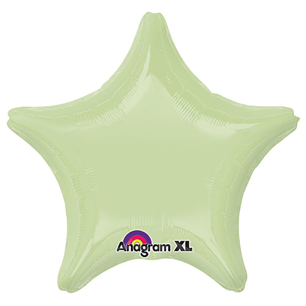 Anagram 19 inch STAR - LEAF GREEN Foil Balloon 23022-02-A-U