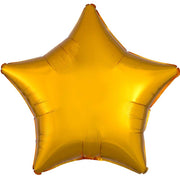 Anagram 19 inch STAR - METALLIC GOLD Foil Balloon 30585-02-A-U