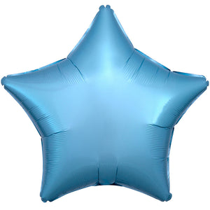 Anagram 19 inch STAR - METALLIC PEARL PASTEL BLUE Foil Balloon 07126-02-A-U