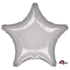 Anagram 19 inch STAR - METALLIC SILVER Foil Balloon 30576-02-A-U
