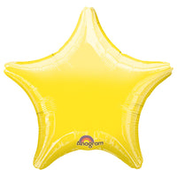 Anagram 19 inch STAR - METALLIC YELLOW Foil Balloon 04552-02-A-U