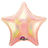 Anagram 19 inch STAR - PASTEL PINK DAZZLER Foil Balloon 17639-02-A-U