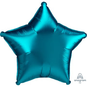 Anagram 19 inch STAR - SATIN LUXE AQUA Foil Balloon 41886-02-A-U