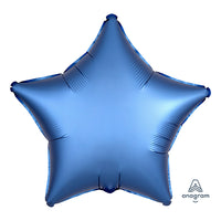 Anagram 19 inch STAR - SATIN LUXE AZURE Foil Balloon 36811-02-A-U