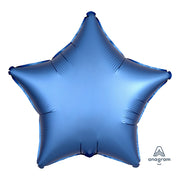 Anagram 19 inch STAR - SATIN LUXE AZURE Foil Balloon 36811-02-A-U