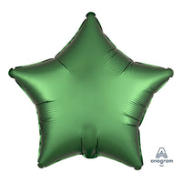 Anagram 19 inch STAR - SATIN LUXE EMERALD Foil Balloon 38588-02-A-U
