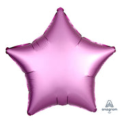 Anagram 19 inch STAR - SATIN LUXE FLAMINGO Foil Balloon 36823-02-A-U