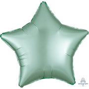 Anagram 19 inch STAR - SATIN LUXE MINT GREEN Foil Balloon 39915-02-A-U