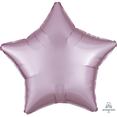 Anagram 19 inch STAR - SATIN LUXE PASTEL PINK Foil Balloon 39909-02-A-U