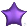 Anagram 19 inch STAR - SATIN LUXE PURPLE ROYALE Foil Balloon 36820-02-A-U